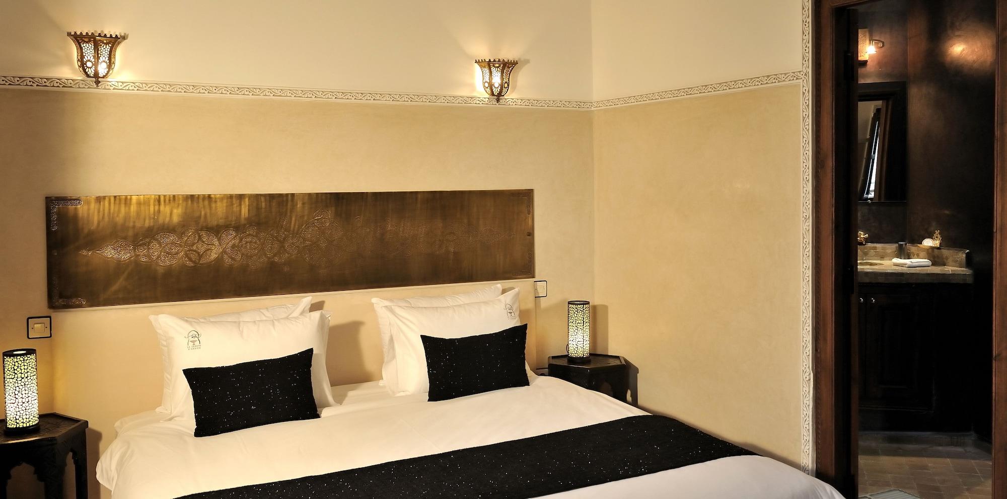 Riad Le Jardin D'Abdou Marakeş Dış mekan fotoğraf A bedroom at the hotel