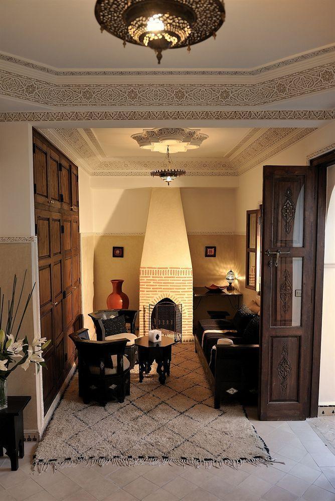 Riad Le Jardin D'Abdou Marakeş Dış mekan fotoğraf A Moroccan living room